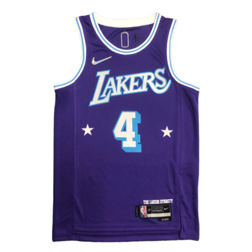 Rajon Rondo #4 Los Angeles Lakers Jersey Swingman 202122 Purple - City Edition