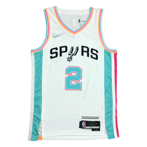 San Antonio Spurs Kawhi Leonard #2 Jersey Swingman 202122 White - City Edition