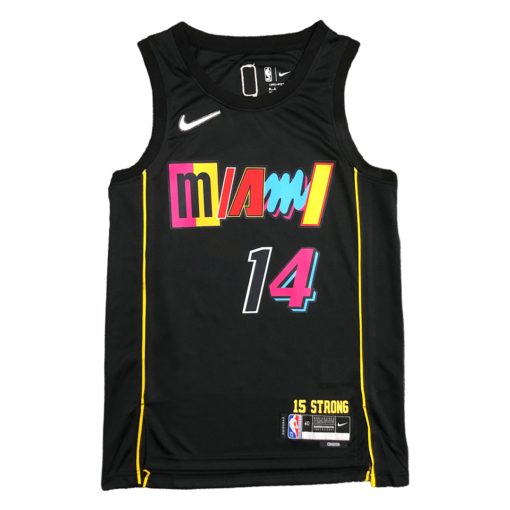 Tyler Herro #14 Miami Heat Jersey Swingman 2021-22 Black - City Edition