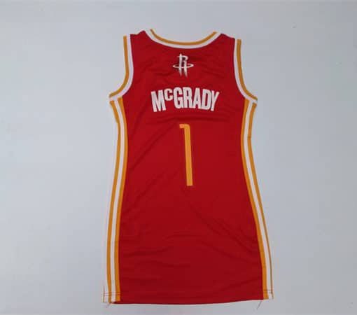 Women Mcgrady Rockets dresses jersey 1