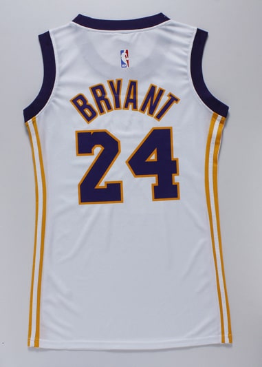 women #24 Kobe Bryant lakers jersey dress white 1