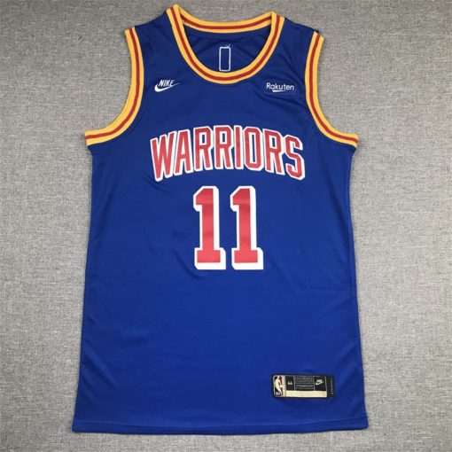 Klay Thompson #11 Golden State Warriors 2021-22 Royal Blue Jersey