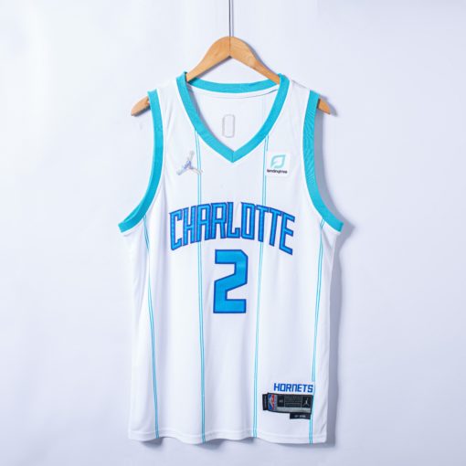 LaMelo Ball #2 Charlotte Hornets 2022 White Association Swingman Jersey