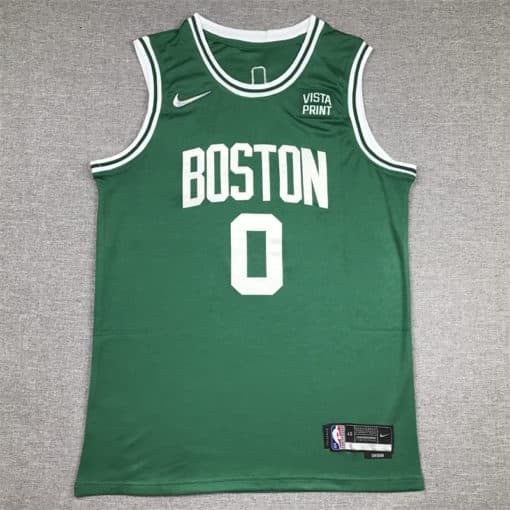 Jayson Tatum 0 Boston Celtics 2022 Green Icon Swingman Jersey