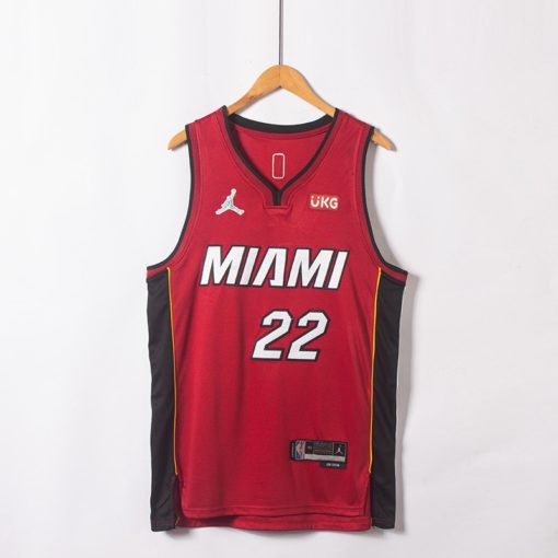 Jimmy Butler 22 Miami Heat 2022 Red Statement Jersey