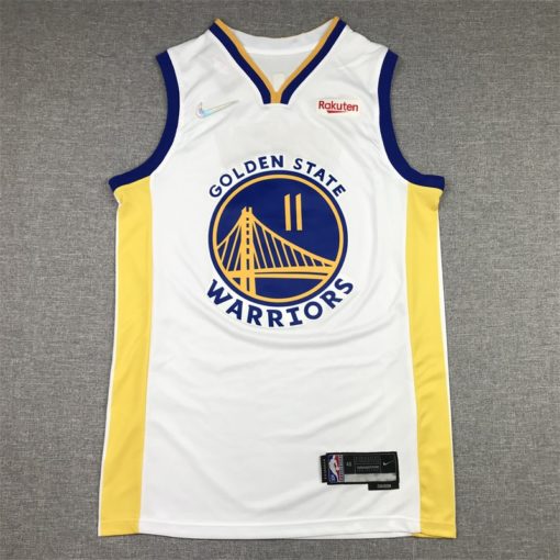 Klay Thompson #11 Golden State Warriors 2021-22 White Swingman Jersey