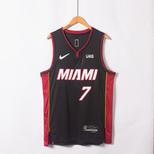 Kyle Lowry 7 Miami Heat 2022 Black Icon Jersey