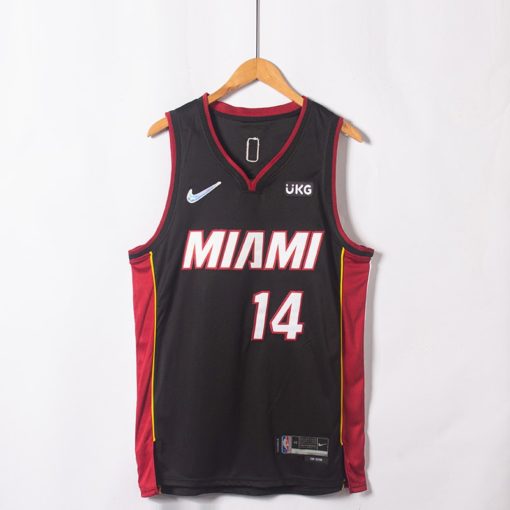 Tyler Herro 14 Miami Heat 2022 Black Icon Jersey