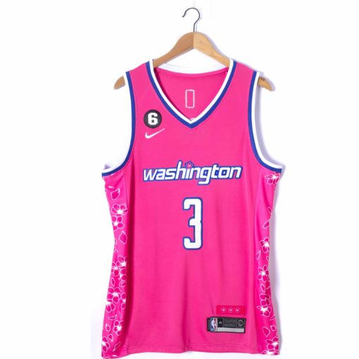 Bradley Beal #3 Washington Wizards 2022-23 Pink City Edition Jersey