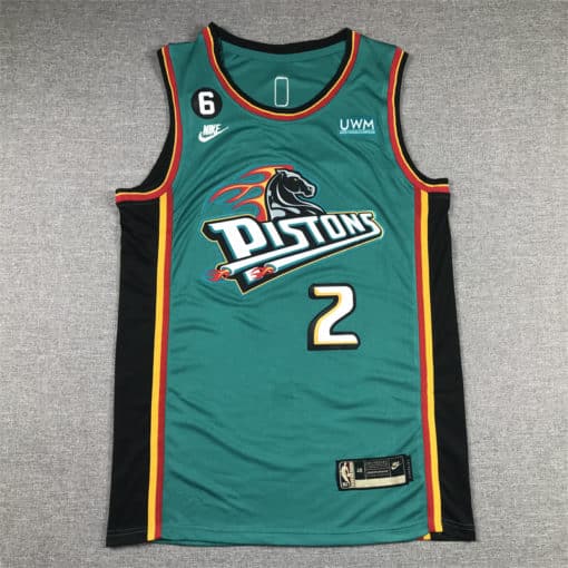 Cade Cunningham #2 Detroit Pistons 2022-23 Teal Classic Edition Jersey