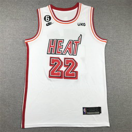 Jimmy Butler #22 Miami Heat 2023 White Classic Edition Jersey