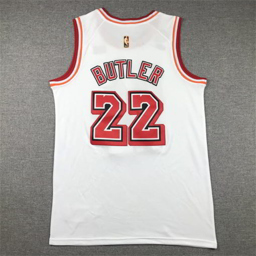Jimmy Butler #22 Miami Heat 2023 White Classic Edition Jersey back