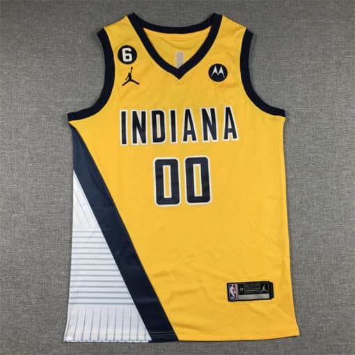 Bennedict Mathurin 00 Indiana Pacers Gold 2022-23 Statement Edition Swingman Jersey