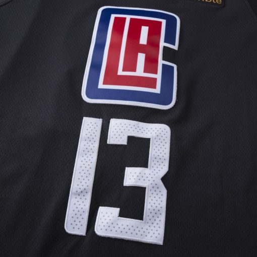 Paul George 13 Los Angeles Clippers 2020 Black Jersey