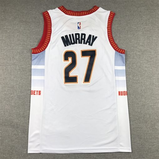 Jamal Murray 27 Denver Nuggets Gray 2022-23 City Edition Swingman Jersey back