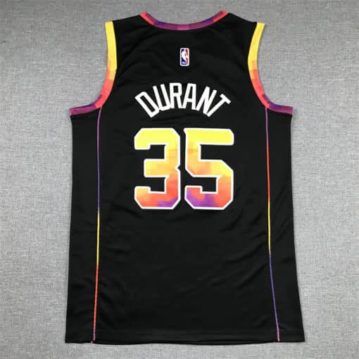 Kevin Durant 35 Phoenix Suns 2023 Black Statement Edition Swingman Jersey back