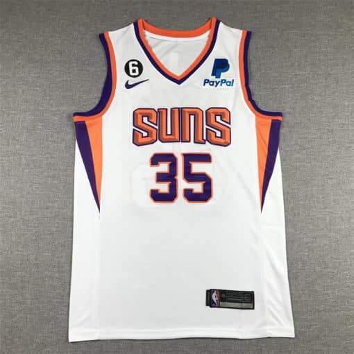 Kevin Durant 35 Phoenix Suns 2023 White Association Edition Swingman Jersey