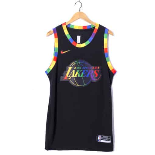 Kobe Bryant 24 Los Angeles Lakers Pride 2022-23 Black Rainbow Jersey
