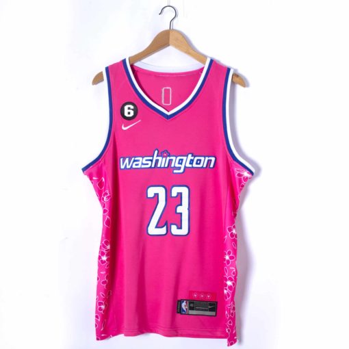 Michael Jordan #23 Washington Wizards 2022-23 Pink City Edition Jersey