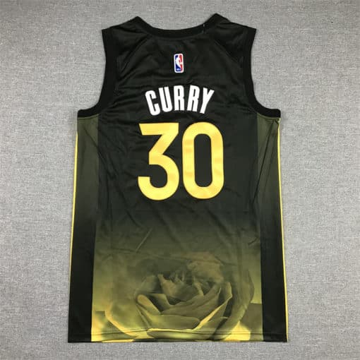 Stephen Curry 30 Golden State Warriors Black 2022-23 City Edition Swingman Jersey1