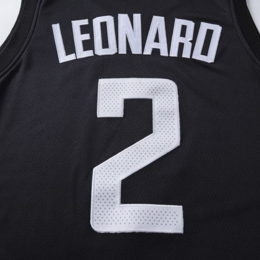 Kawhi Leonard 2 Los Angeles Clippers 2019-20 Statement Black Jersey