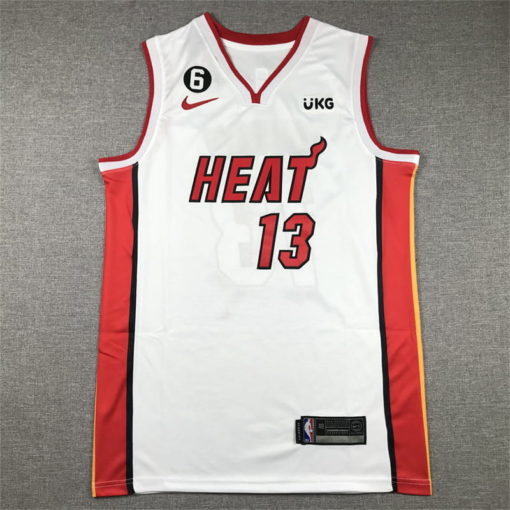 Bam Adebayo #13 Miami Heat White 2023 Swingman Jersey – Association Edition