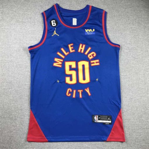 Aaron Gordon 50 Denver Nuggets 2023 Blue Statement Jersey