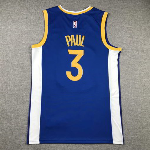 Chris Paul Golden State Warriors Royal Jersey - Icon Edition - back