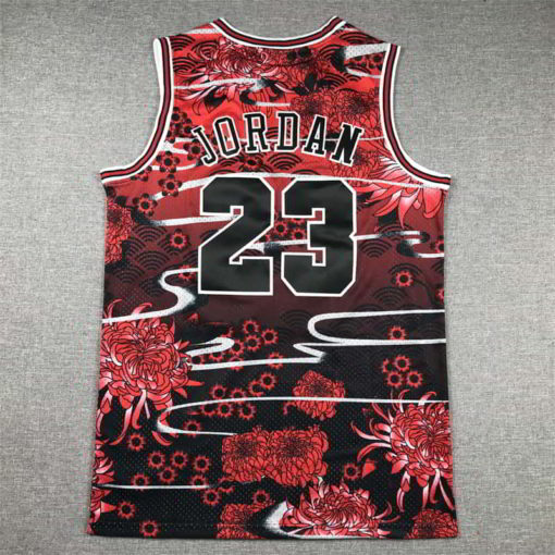 Michael Jordan Chicago Bulls Mitchell & Ness Hardwood Classics Lunar New Year Swingman Jersey. - backjpeg