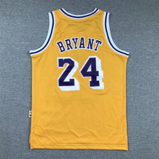 Kobe Bryant 24 Lakers Adidas Hardwood Classics Swingman Jersey - back