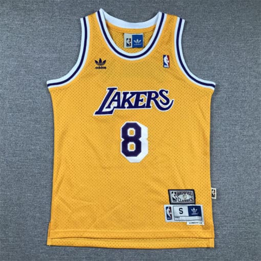 Kobe Bryant 8 Lakers Adidas Hardwood Classics Swingman Jersey