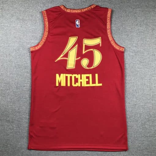 Donovan Mitchell Cleveland Cavaliers Icon Edition Swingman Jersey - Maroon back