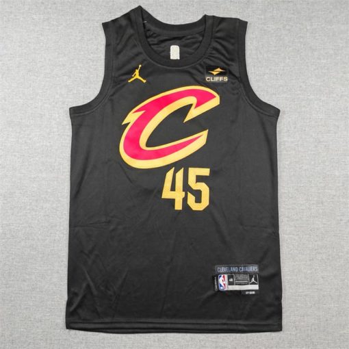 Donovan Mitchell Cleveland Cavaliers Swingman Jersey - Statement Edition - Black