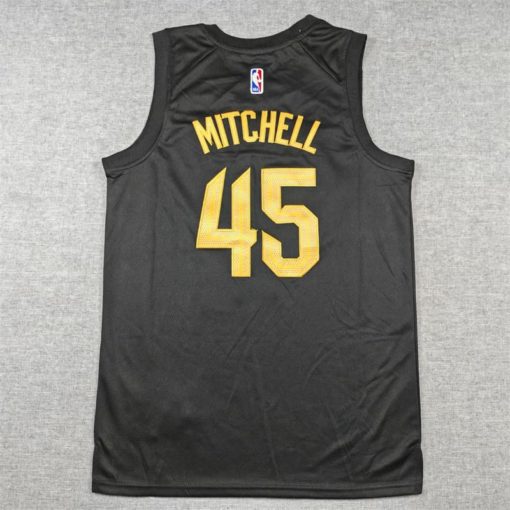 Donovan Mitchell Cleveland Cavaliers Swingman Jersey - Statement Edition - Black back