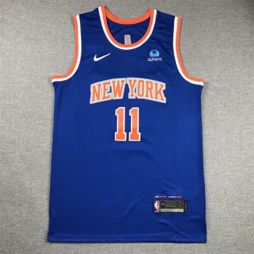 Jalen Brunson New York Knicks Icon Edition Swingman Jersey - Blue