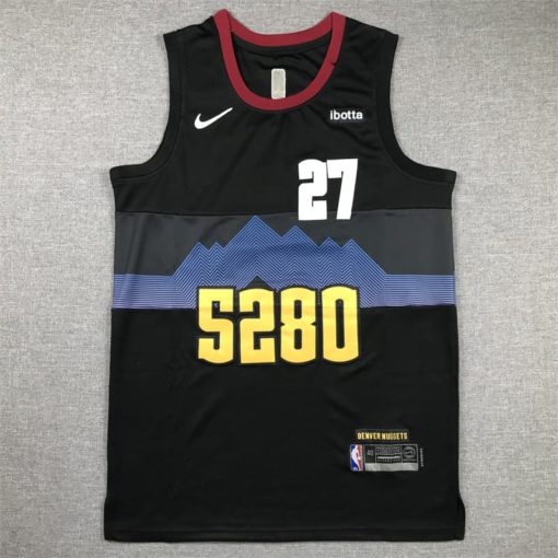 Jamal Murray Denver Nuggets Black Denver Nuggets 202324 Swingman Jersey - City Edition