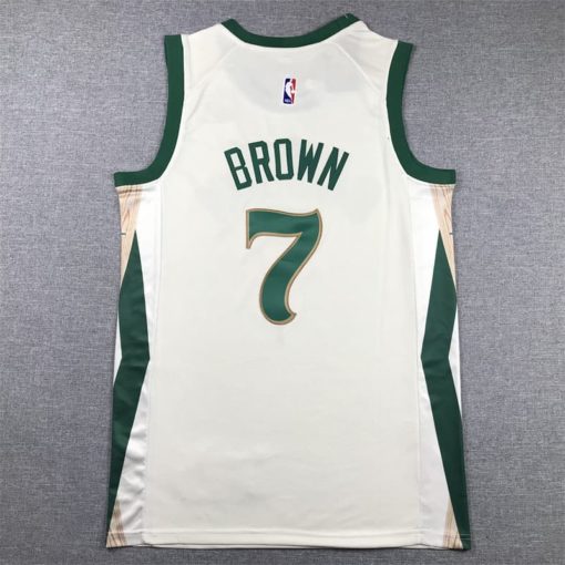 Jaylen Brown Boston Celtics City Edition 2023-24 Jersey back