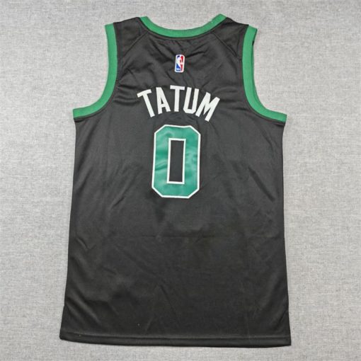 Jayson Tatum Boston Celtics Swingman Jersey - Statement Edition - Black back