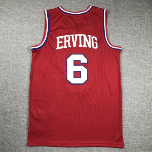 Julius Erving 1982-83 Jersey Philadelphia 76ers Red back