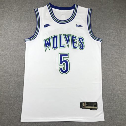 Minnesota Timberwolves Anthony Edwards Hardwood Classic Edition Swingman White Jersey