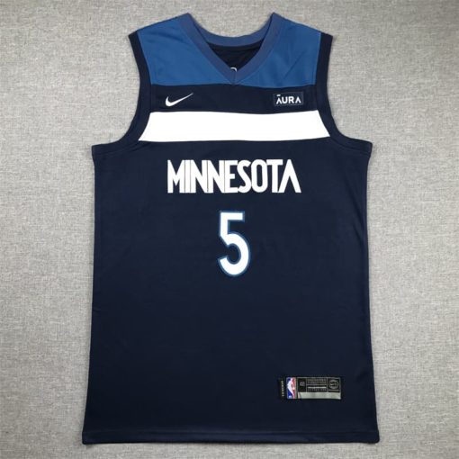 Minnesota Timberwolves Anthony Edwards Icon Swingman Navy Jersey