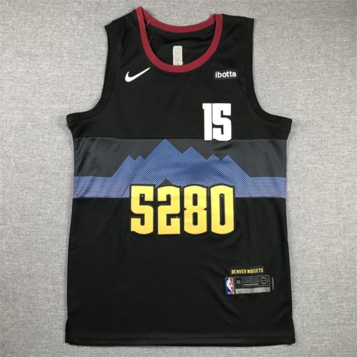 Nikola Jokic Denver Nuggets Black Denver Nuggets 202324 Swingman Jersey - City Edition