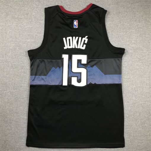 Nikola Jokic Denver Nuggets Black Denver Nuggets 202324 Swingman Jersey - City Edition back