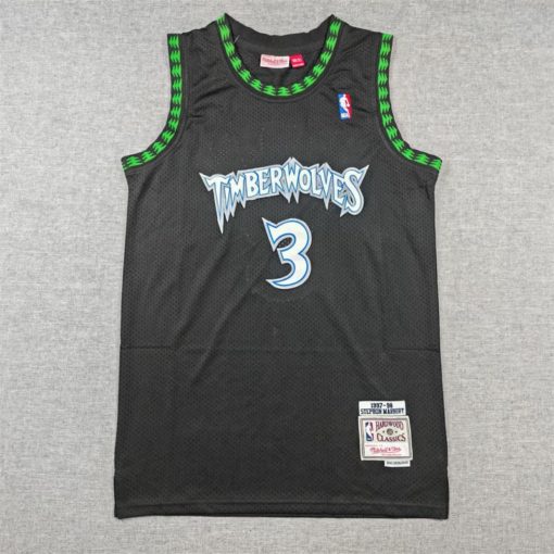 Stephon Marbury Minnesota Timberwolves Black 1997-98 Swingman Jersey