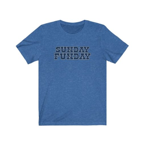 Unisex Cowboy Sunday Funday Dallas Football T-Shirt - Tailgate-Ready Attire for Gameday, Sporting Events, and Bars